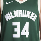 Milwaukee Bucks Giannis Antetokounmpo Nike Dri-Fit Swingman Jersey