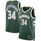 Milwaukee Bucks Giannis Antetokounmpo Nike Dri-Fit Swingman Jersey