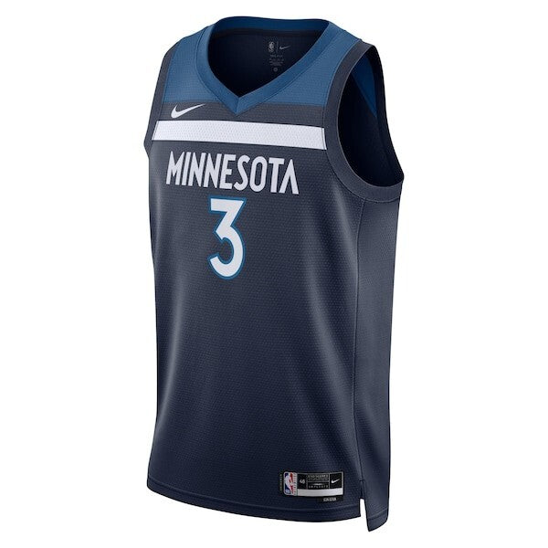 Minnesota Timberwolves Nike Icon Edition Swingman Jersey - Navy - Jaden McDaniels - Unisex