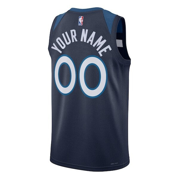 Minnesota Timberwolves Nike Icon Swingman Jersey - Custom - Unisex