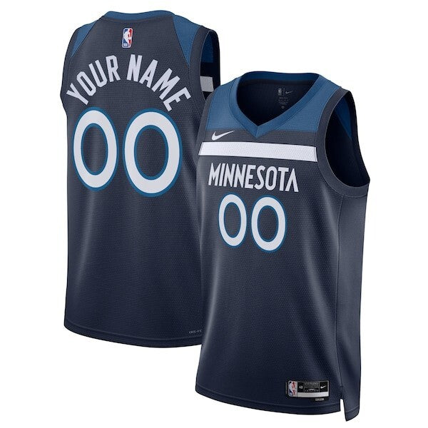 Minnesota Timberwolves Nike Icon Swingman Jersey - Custom - Unisex