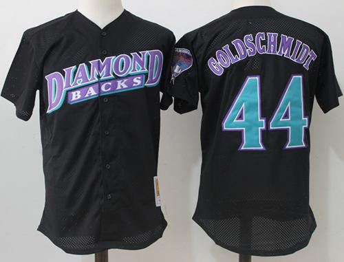 Paul Goldschmidt #44 Arizona Diamondbacks Mitchell Ness Limited Throwback Jersey - Black