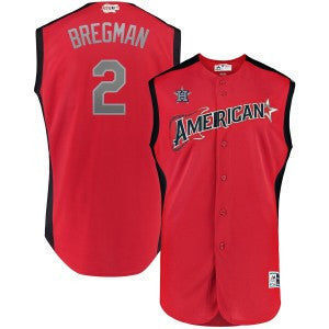 Alex Bregman #2 American League Men 2019 Star Game Jersey - Red