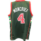 Sidney Moncrief Autographed/Signed Replica Pro Style Sz  Green Jersey HOF TRI 57914