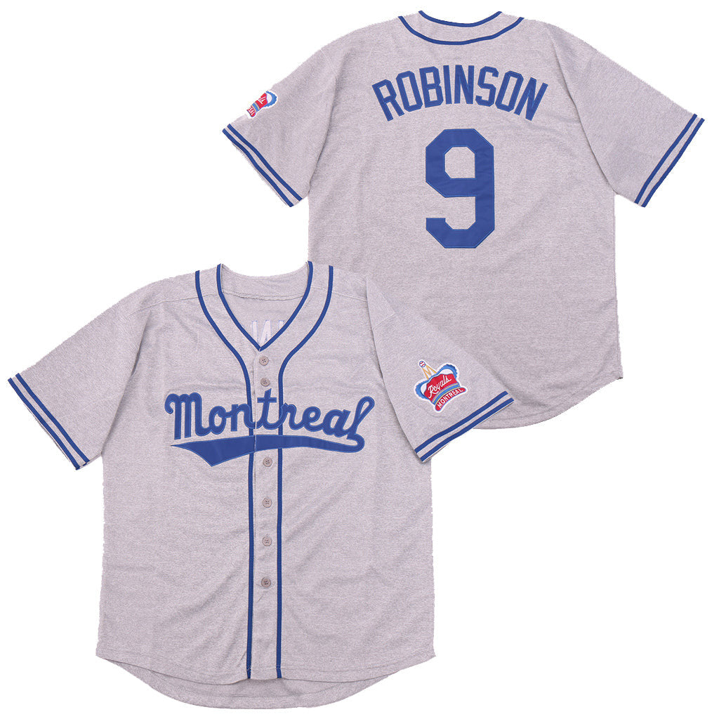 Jackie Robinson #9 Montreal Movie Limited Baseball Jersey
