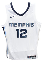 Ja Morant Autographed Memphis Grizzlies White Jersey Nike Beckett