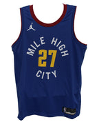 Jamal Murray Autographed Denver Nuggets Blue Dri-Fit  Jersey FAN