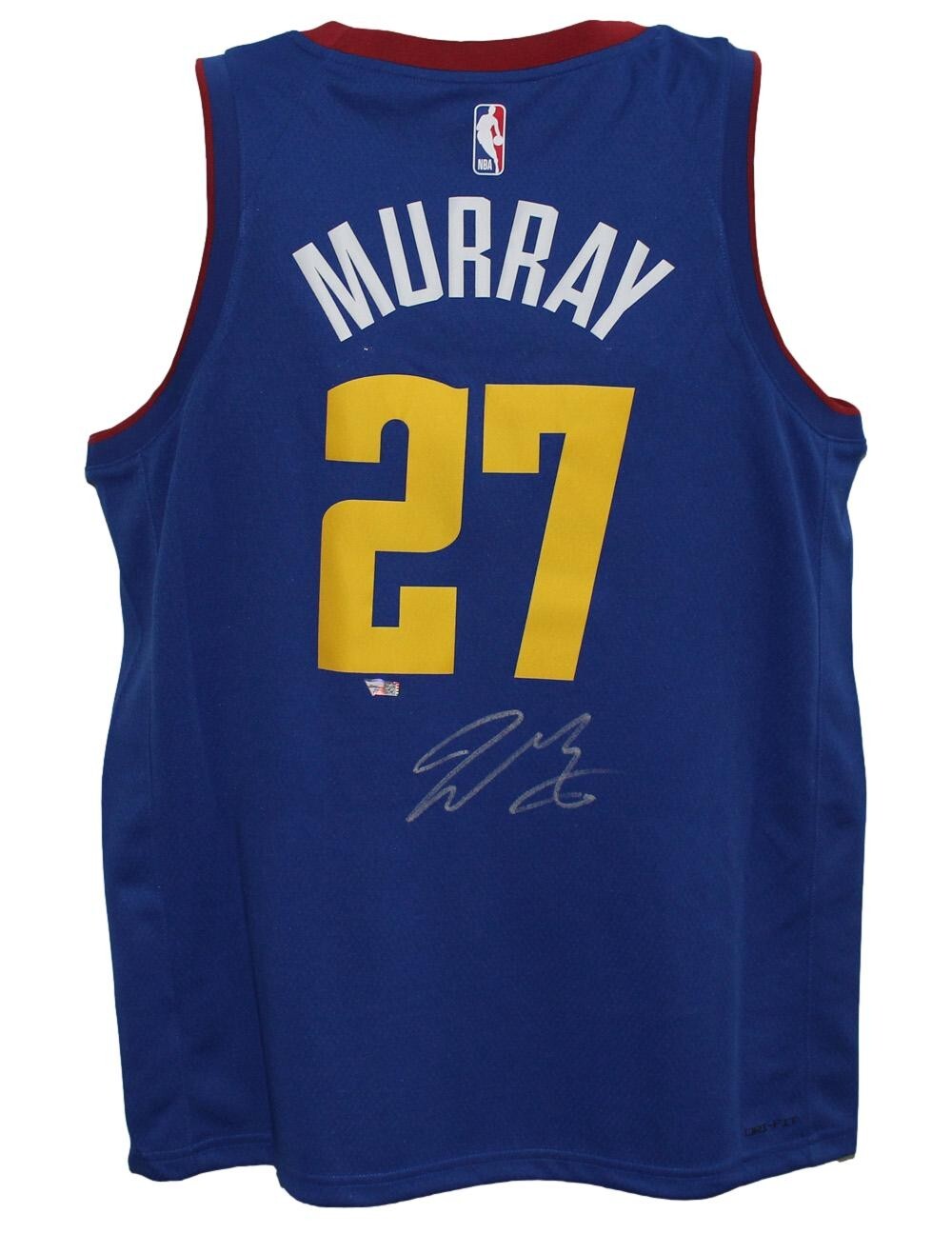 Jamal Murray Autographed Denver Nuggets Blue Dri-Fit  Jersey FAN
