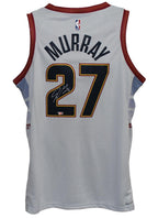 Jamal Murray Signed Replica Denver Nuggets Silver Swingman 52 Jersey FAN