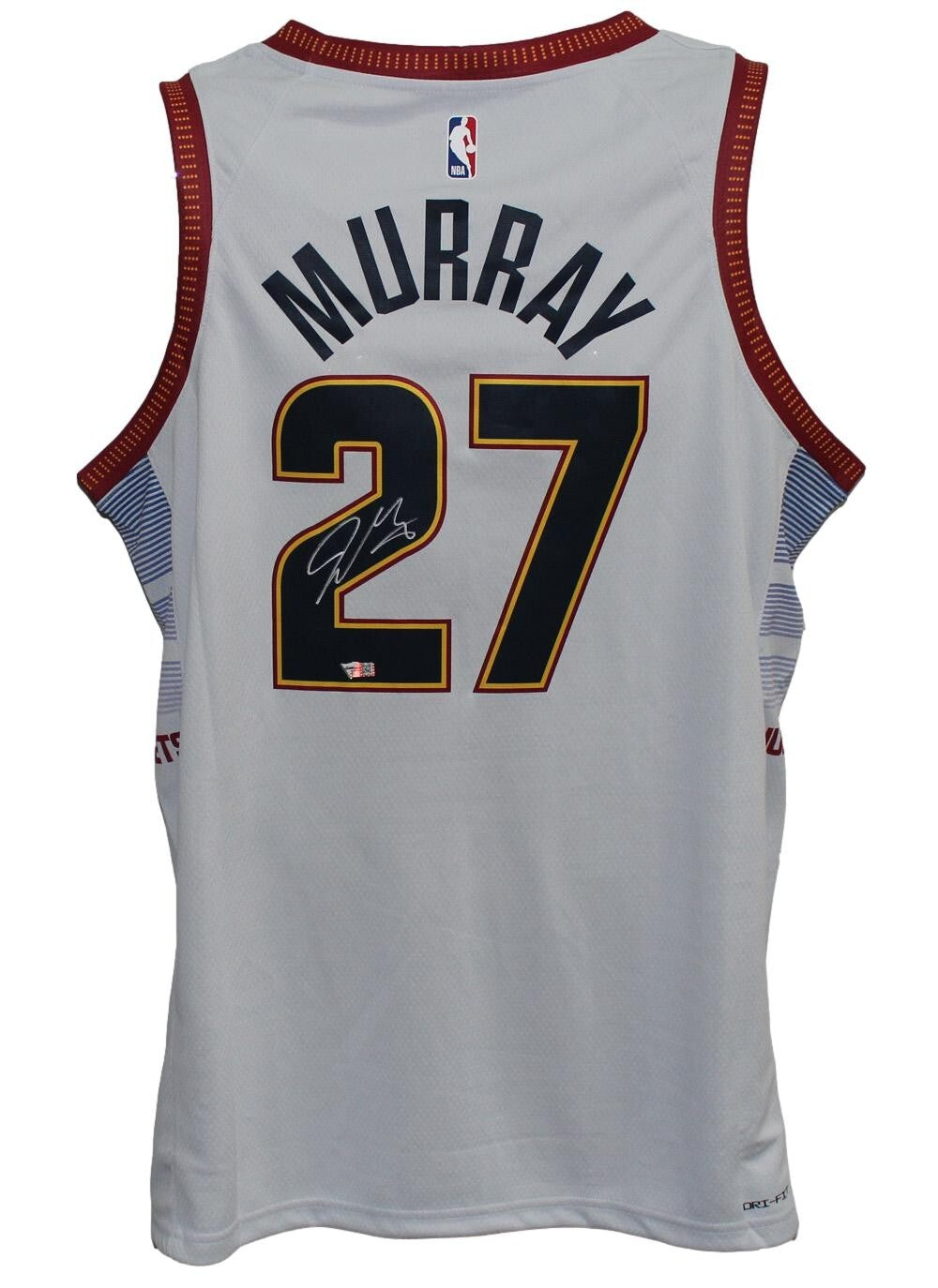 Jamal Murray Signed Replica Denver Nuggets Silver Swingman 52 Jersey FAN