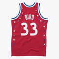 NBA All-Star East Larry Bird  All-Star Jersey By Mitchell & Ness - Scarlett - Mens
