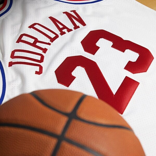NBA All-Star East Michael Jordan 1991  Jersey by Mitchell & Ness - White - Mens