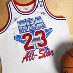 NBA All-Star East Michael Jordan 1991  Jersey by Mitchell & Ness - White - Mens