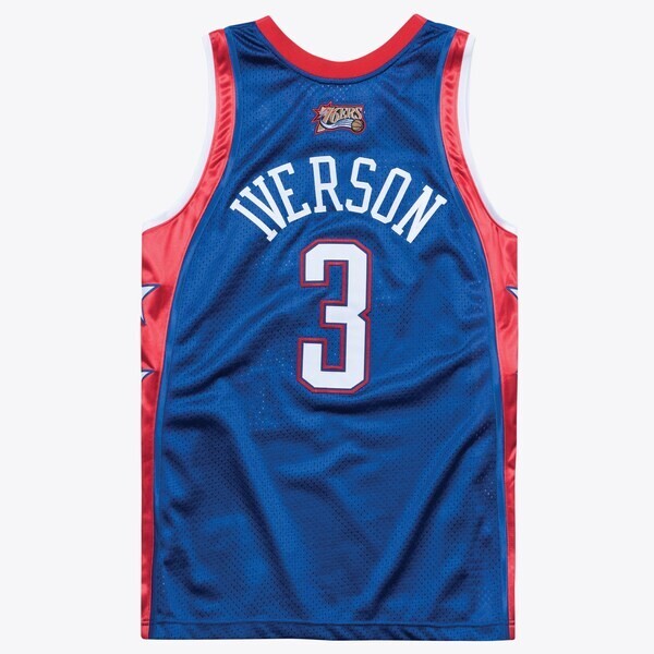 NBA Allen Iverson 2004 All-Star  Jersey By Mitchell & Ness - Royal - Mens