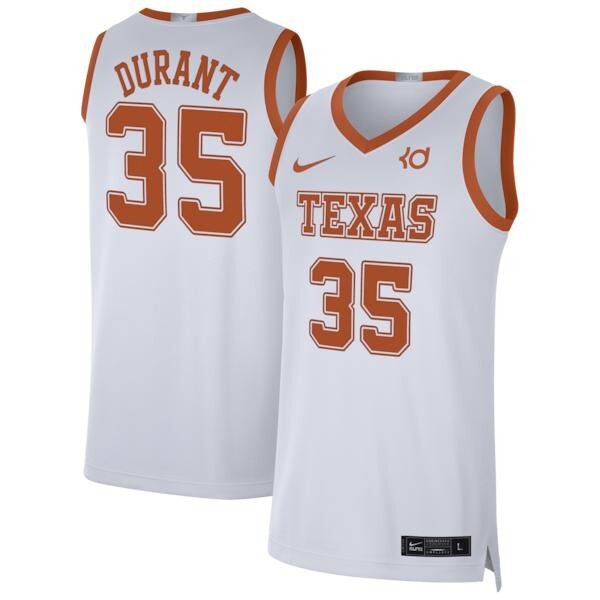 NCAA Texas Longhorns College Basketball Jersey - Kevin Durant – Mens