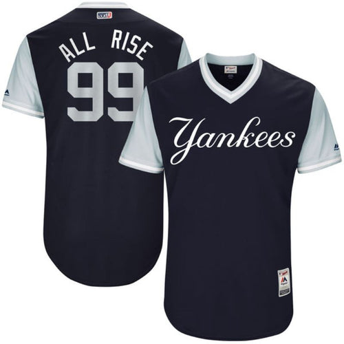 Aaron Judge #99 York Yankee Rise Nickname Brandedition Limited Jersey - Black