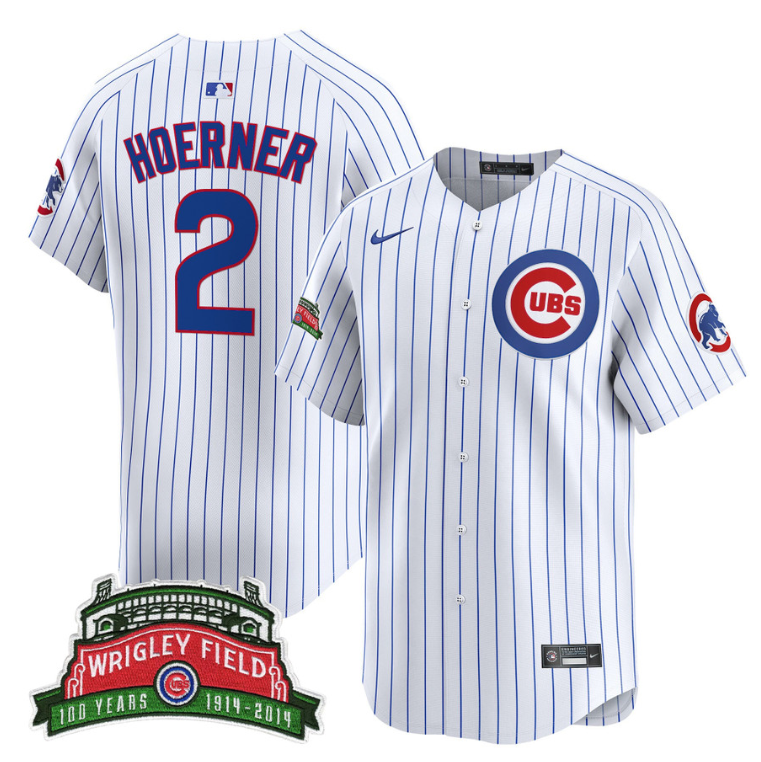 Nico Hoerner #2 Chicago Cubs Wrigley Field Style Vapor Premier Limited St Jersey