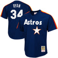 Nolan Ryan #34 Houston Astros Mitchell Ness 1988 Cooperstown Mesh Limited Batting Practice Jersey - Navy