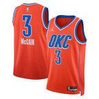 Oklahoma City Thunder Jordan Brand Statement Edition Swingman Jersey - Orange - Jared McCain - Unisex