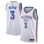 Oklahoma City Thunder Nike Association Edition Swingman Jersey - White - Jared McCain - Unisex