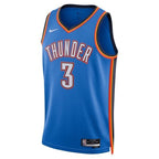Oklahoma City Thunder Nike Icon Edition Swingman Jersey - Blue - Jared McCain - Unisex