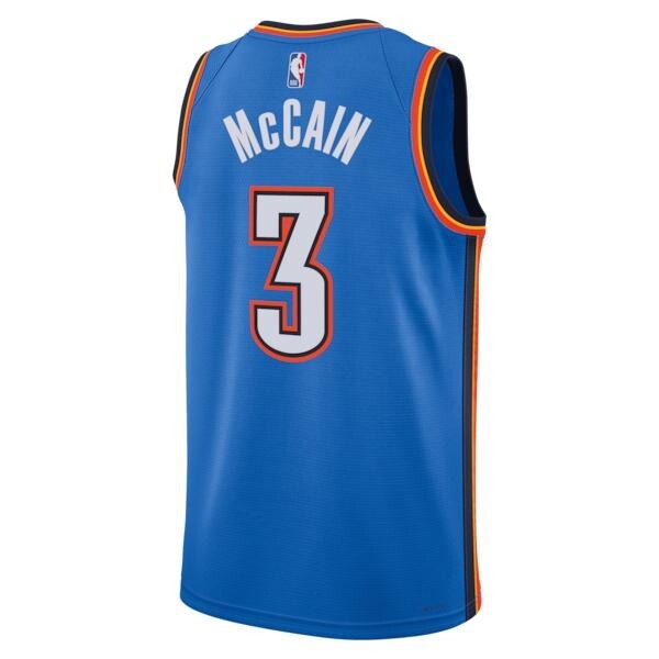 Oklahoma City Thunder Nike Icon Edition Swingman Jersey - Blue - Jared McCain - Unisex