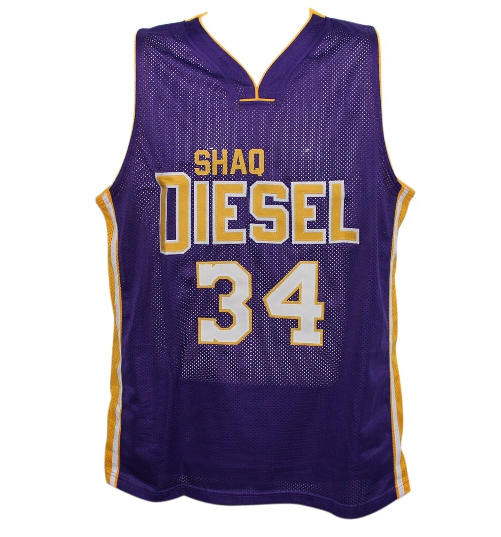 Shaquille O’Neal Autographed/Signed Replica Pro Style Purple  Jersey Beckett