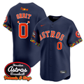El Tiempo #0 Houston Astros Orbit X Cantina Vapor Premier Limited Stitche Jersey