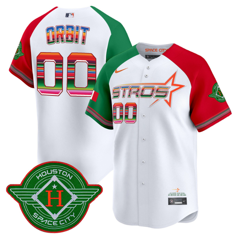 Houston Astros #00 2025 Orbit City Connect Mexico Vapor Premier Limited Jersey