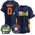 Houston Astros #00 Orbit Vapor Premier Limited Jersey - Navy