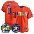 Houston Astros #00 Orbit Vapor Premier Limited Jersey - Orange