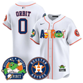 Houston Astros #00 Orbit Vapor Premier Limited Jersey - White