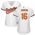 Trey Mancini #16 Baltimore Orioles Womens Home Limited Baseball Jersey - White