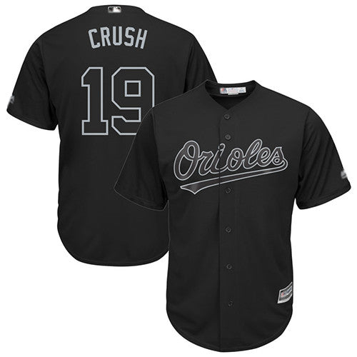 Chris Davis #19 Baltimore Orioles Crush Players Weekend Limited Cool Base Baseball Jersey - Black