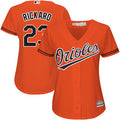 Orange Alternate #23 Baltimore Orioles Womens Joey Rickard Limited Baseball Jersey