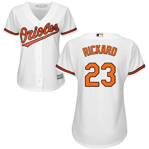 Joey Rickard #23 Baltimore Orioles Womens Home Limited Baseball Jersey - White
