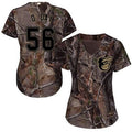 Darren Oday #56 Baltimore Orioles Womens Realtree Limited Cool Base Baseball Jersey - Camo
