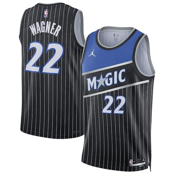 Orlando Magic Jordan Brand Statement Edition Swingman Jersey - Black - Franz Wagner - Unisex