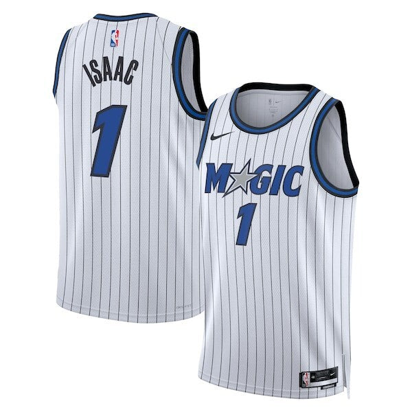 Orlando Magic Nike Replica Association Edition Swingman Jersey - White - Jonathan Isaac - Unisex