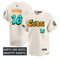 Patrick Wisdom #16 Chicago Cubs Graffiti North Side Edition Limited Jersey - Cream