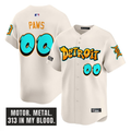 Motor City #00 Detroit Tigers Paws Graffiti Edition Limited Jersey - Cream