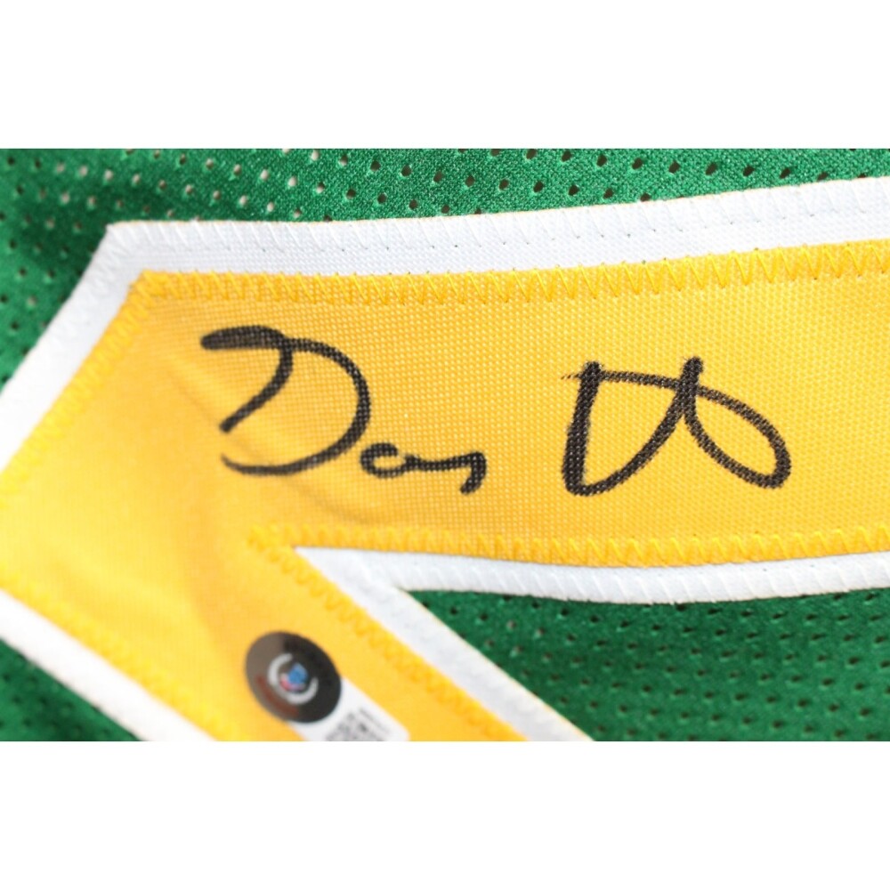 Gary Payton Autographed/Signed Replica Pro Style Green Jersey Beckett