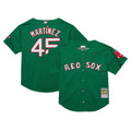 Pedro Martnez #45 Boston Red Sox Throwback Cooperstown Limited Jersey - Green