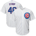 Pedro Strop #46 Chicago Cubs Majestic Home Cool Base Limited Player Jersey - White