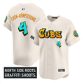 Pete Crow-Armstrong #4 Chicago Cubs Graffiti North Side Edition Limited Jersey - Cream