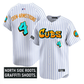 Pete Crow-Armstrong #4 Chicago Cubs Graffiti North Side Edition Limited Jersey - White