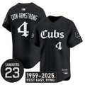 Pete Crow-Armstrong #4 Chicago Cubs Ryne Sandberg Tribute Limited Jersey - Black