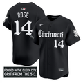 Pete Rose #14 Cincinnati Reds Gothic Queen City Edition Limited Jersey