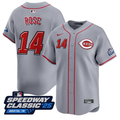 Pete Rose #14 Cincinnati Reds Speedway Classic Limited Jersey - Gray