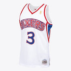 Philadelphia 76ers Allen Iverson 1996 Swingman Jersey by Mitchell & Ness - White - Mens